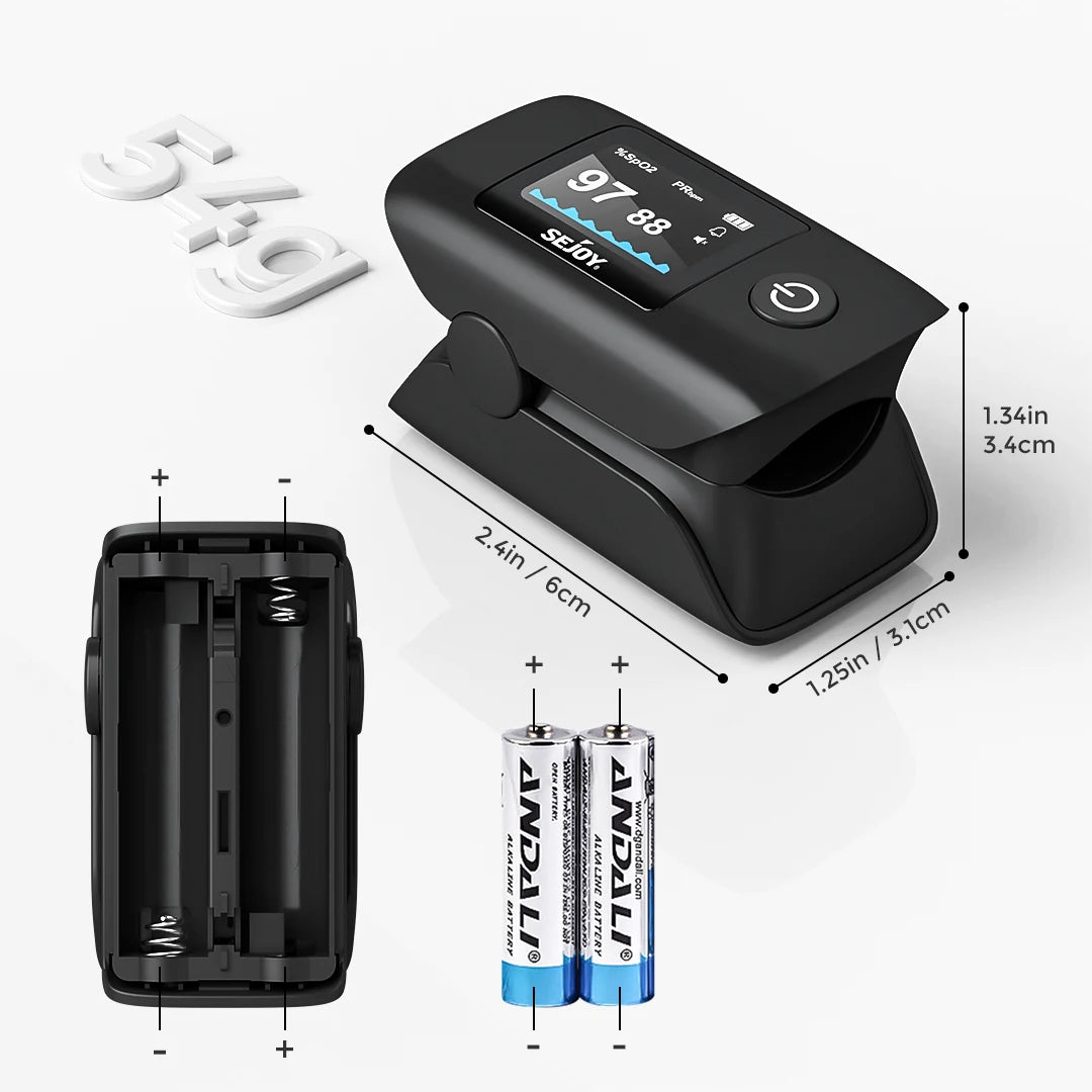 Sejoy Digital Wrist BP Monitor & Finger Pulse Oximeter