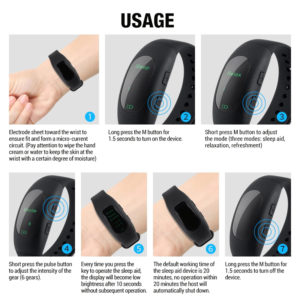 EMS Intelligent Sleep Device – Fast Sleep & Relaxation Wristband