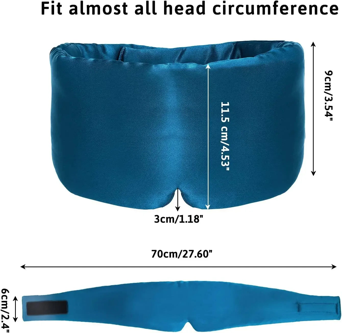 100% Mulberry Silk Sleep Mask Light Blocking Eyeshade
