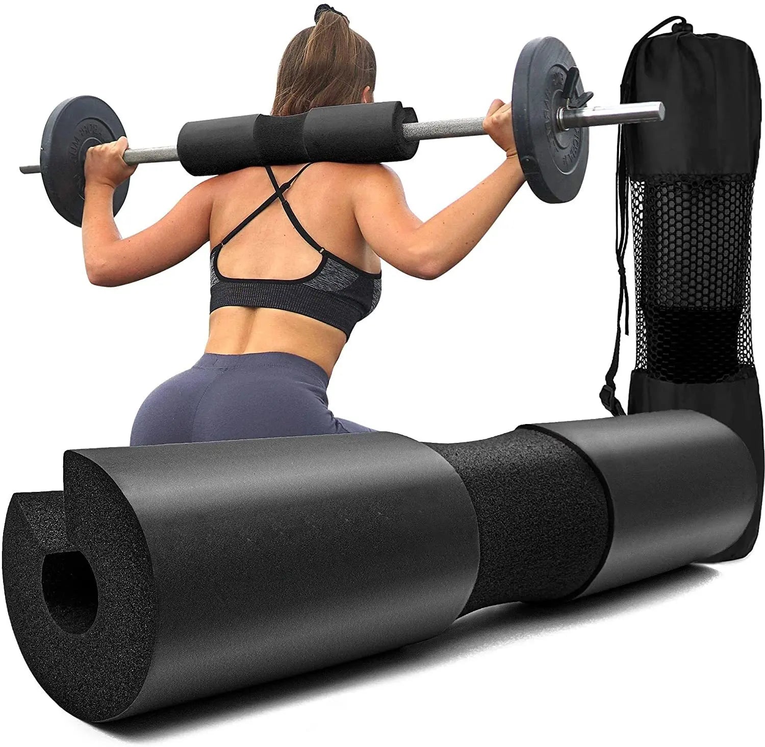 Barbell Squat Pad – Foam Neck & Shoulder Support