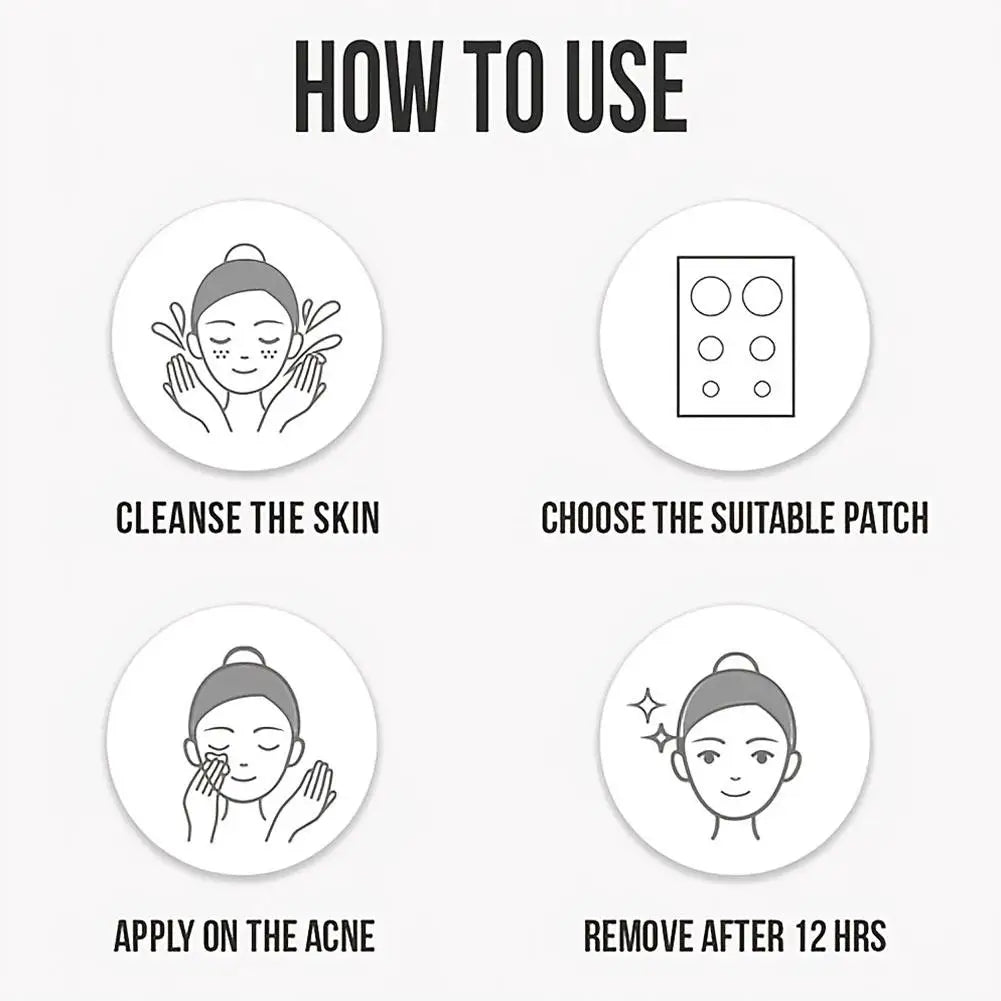 Colorful Star Pimple Patch – Invisible Acne Spot Stickers