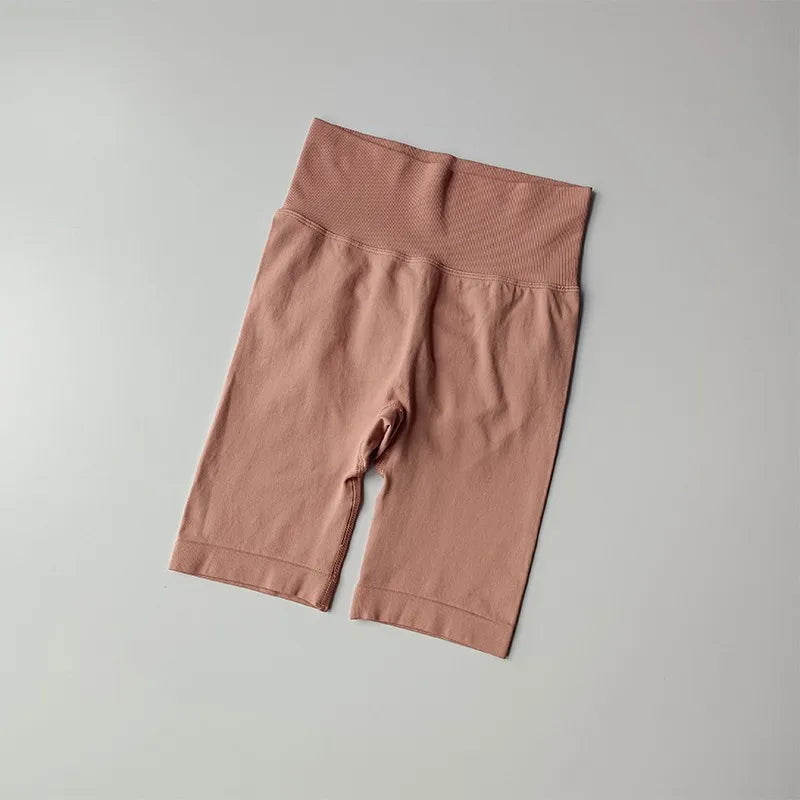 Women’s High-Waist Yoga Shorts – Hip Push-Up & Tummy Control