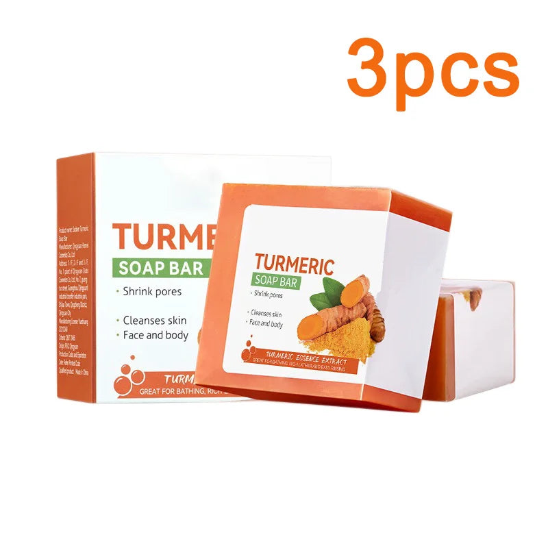 Handmade Turmeric Soap for Brightening and Deep Cleansing