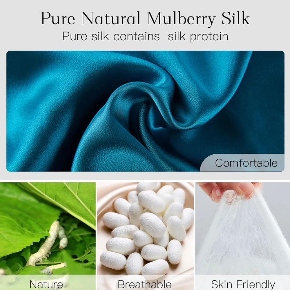 Mulberry Silk Sleep Mask – Soft Padded Light-Blocking Eyepatch