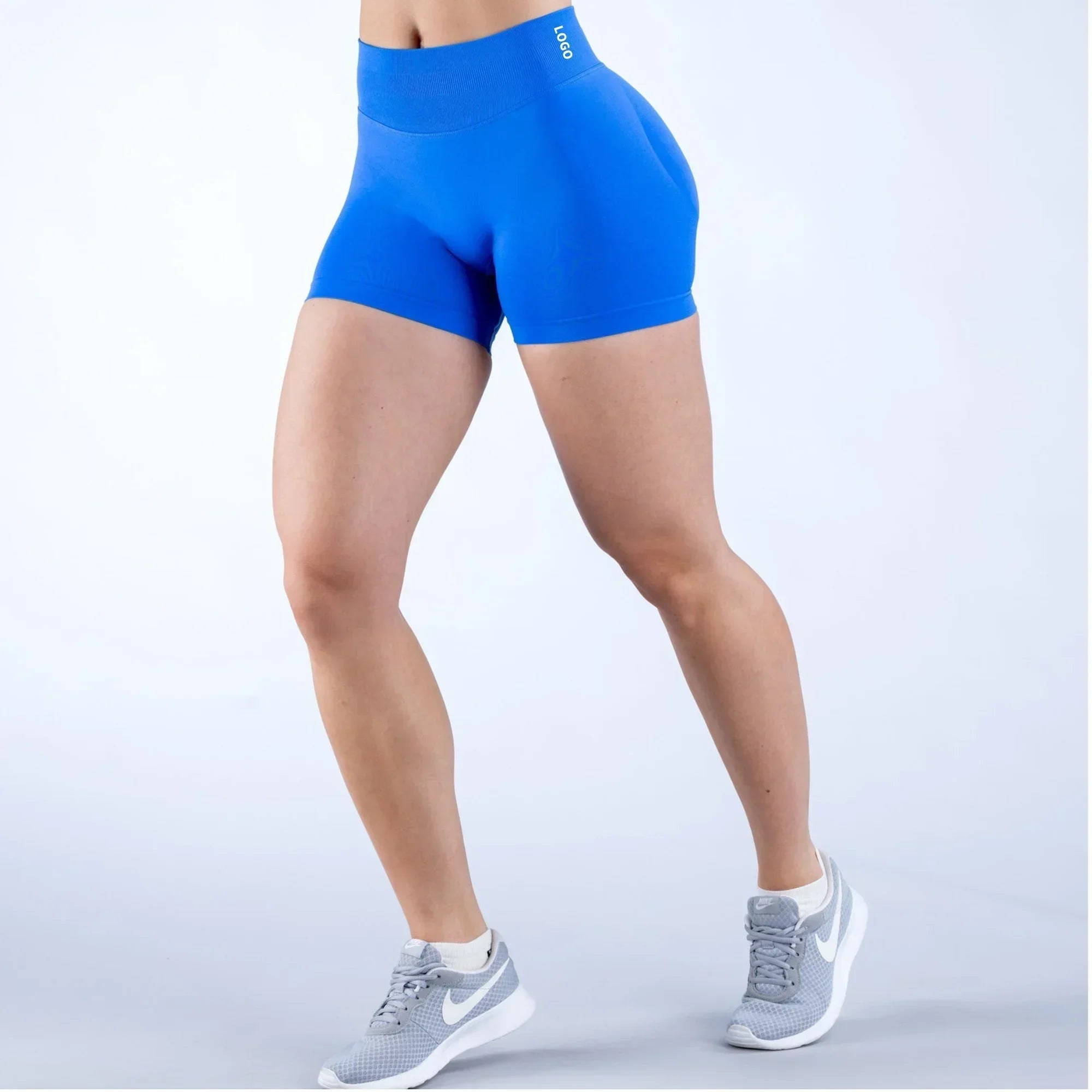 High-Waist Summer Yoga Shorts – Fashionable Fitness Leggings