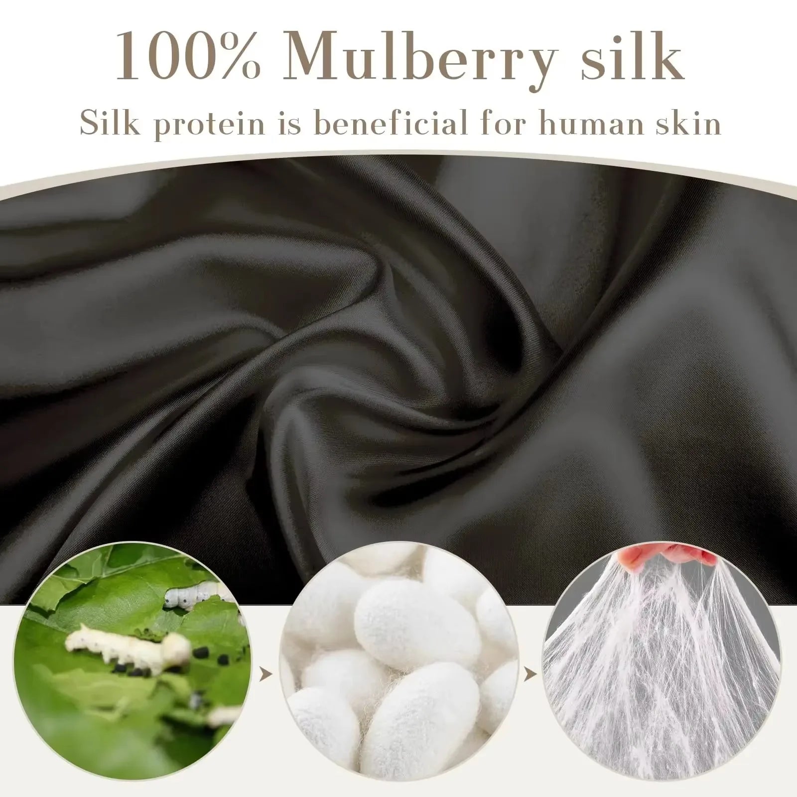 Mulberry Silk Sleep Mask – Adjustable Light-Blocking Eyepatch