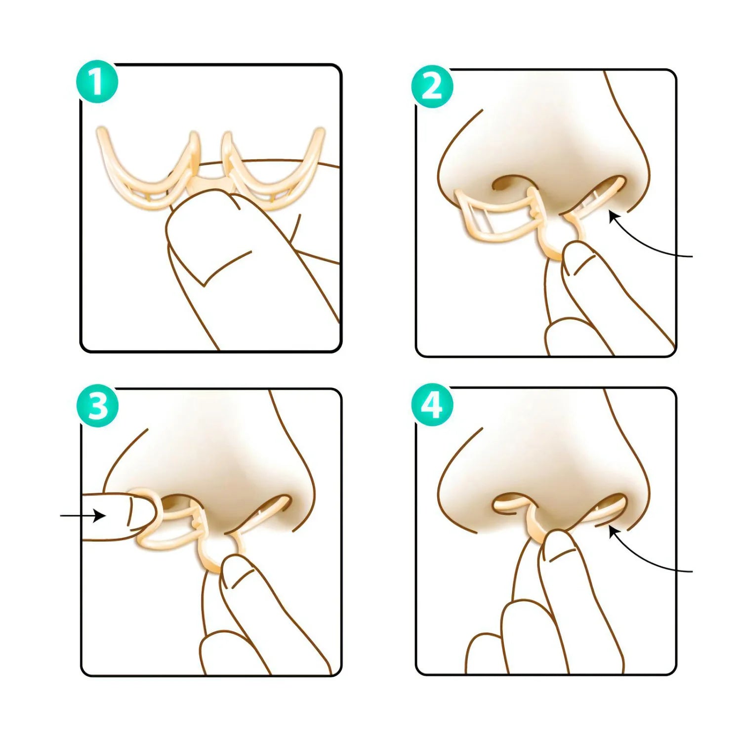 Silicone Nose Dilator – Anti-Snoring & Easy Breathing Aid