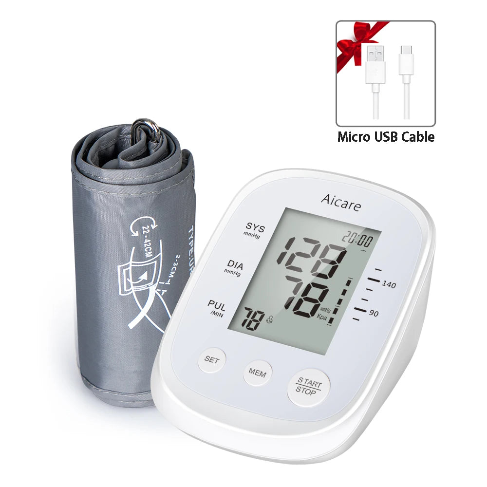 AICARE Automatic Upper Arm Digital Blood Pressure Monitor
