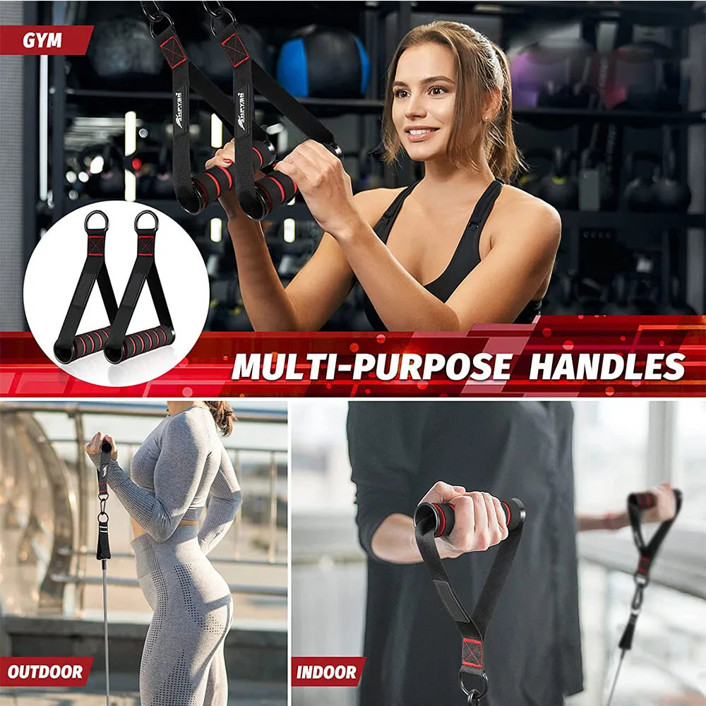 Tricep Rope Pulldown – Biceps, Back & Shoulder Attachment