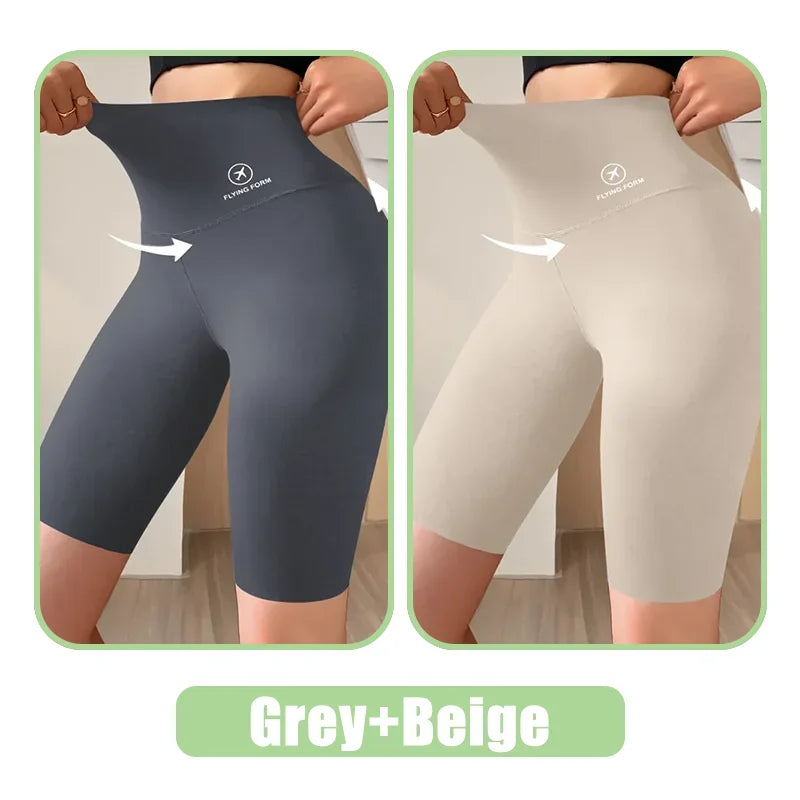 Women’s High Waist Sports Shorts for Gym, Yoga & Fitness