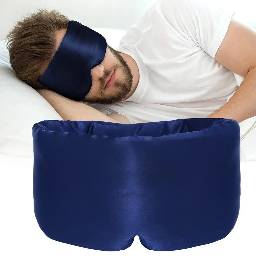 Mulberry Silk Sleep Mask – Adjustable Light-Blocking Eyepatch