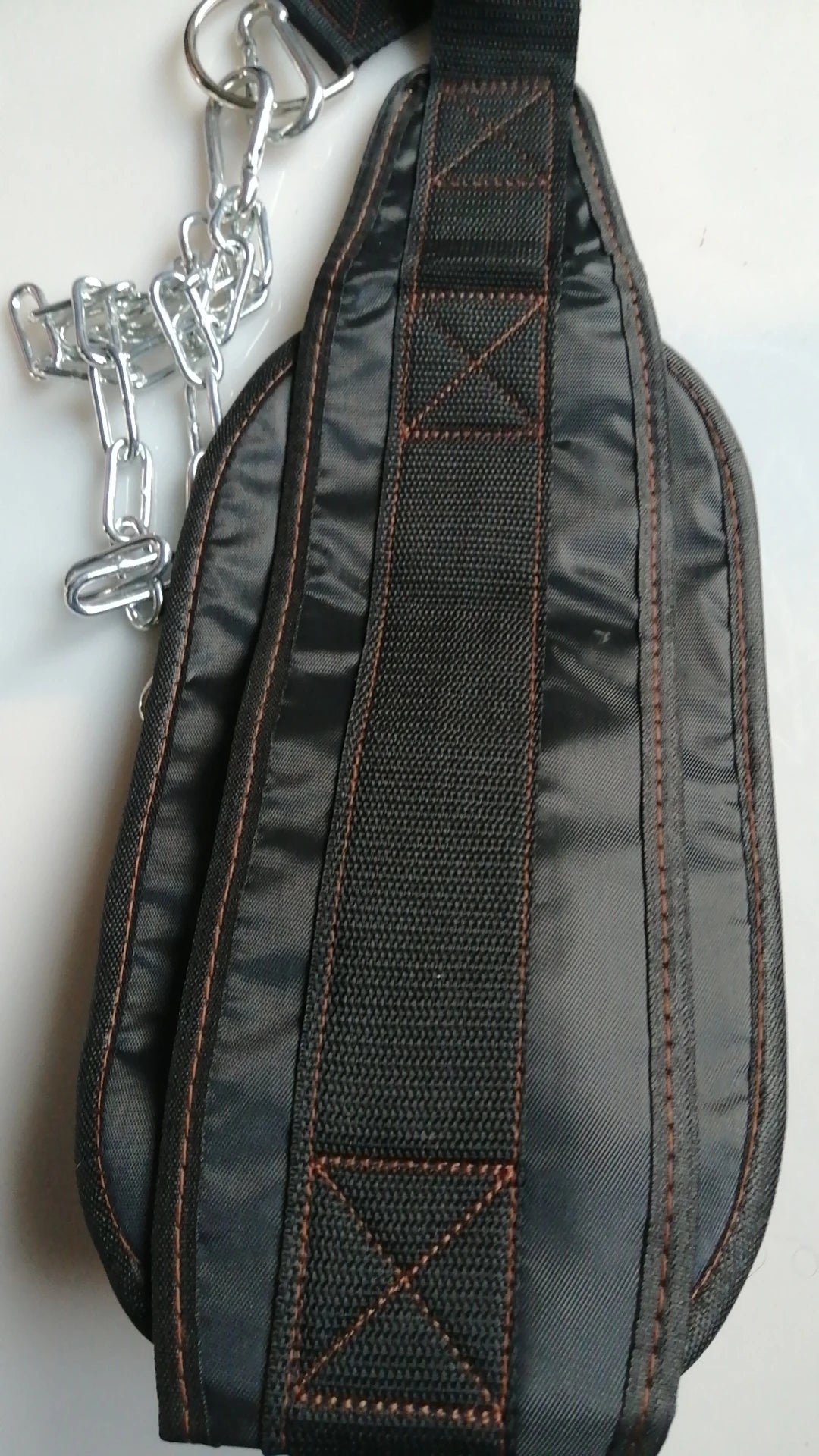 Thick Metal Chain Weight Lifting Dip Belt for Strength Training