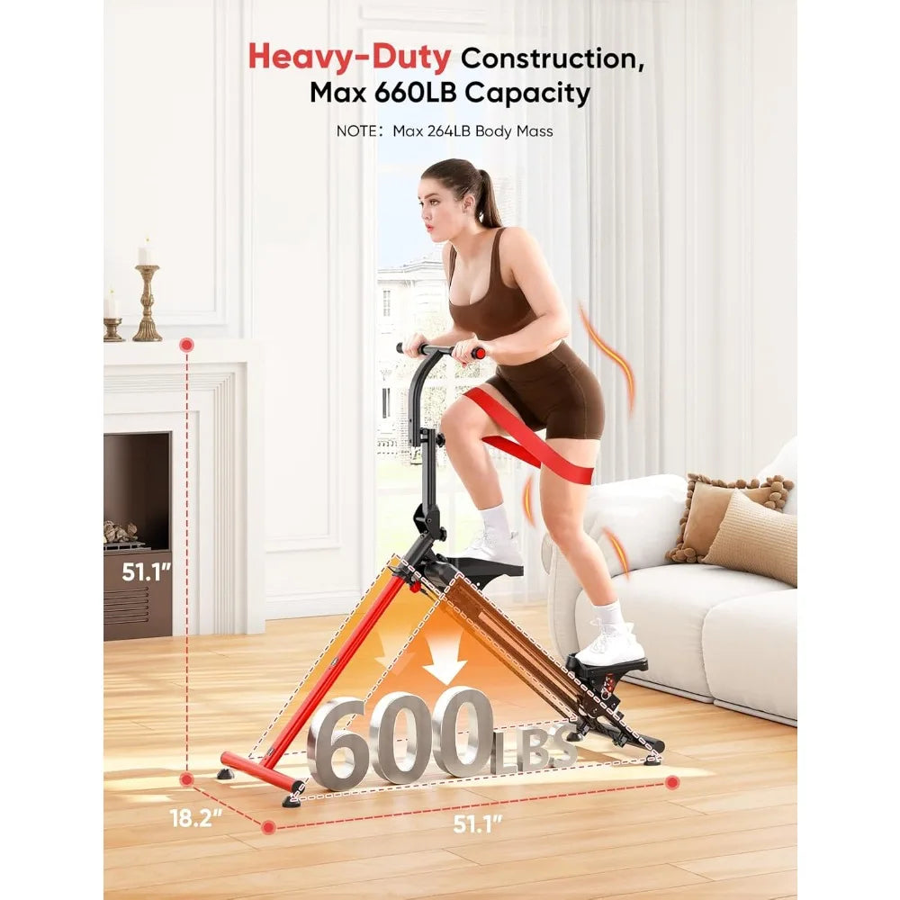 Adjustable Stair Stepper – Home Fitness & Ski Workout Machine