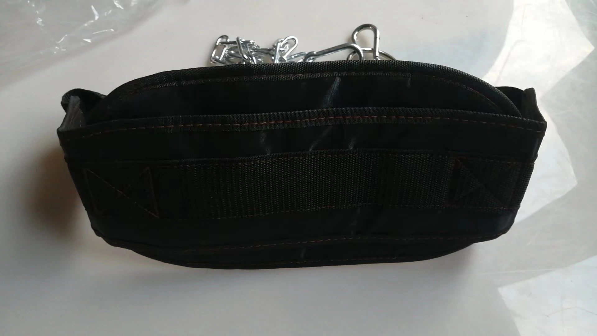 Thick Metal Chain Weight Lifting Dip Belt for Strength Training