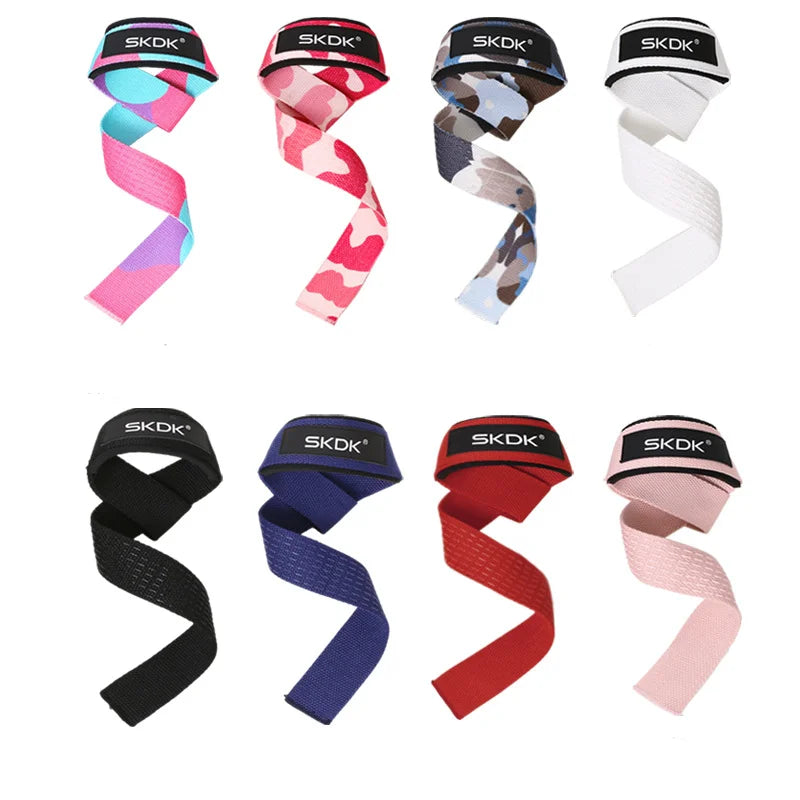 2PCS Adjustable Weightlifting Wrist Straps for Gym & Strength Training
