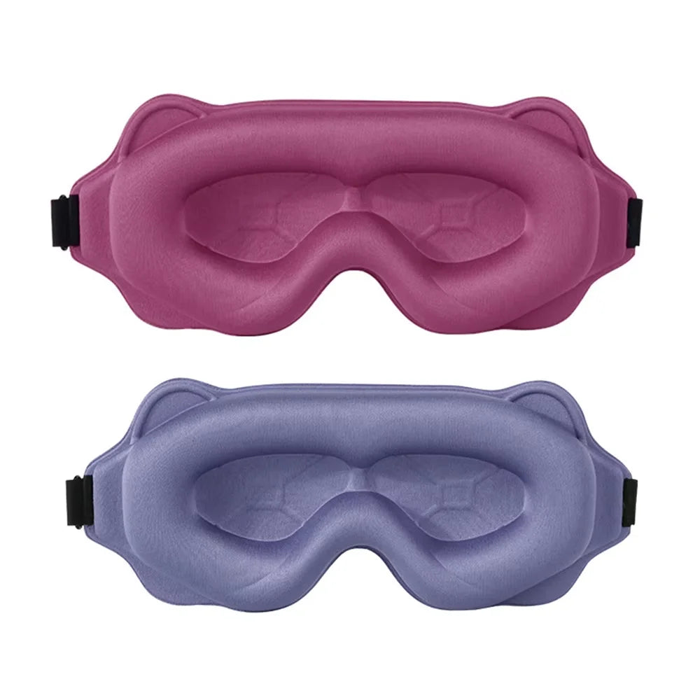 3D Memory Foam Sleep Mask Light Blocking Eyeshade