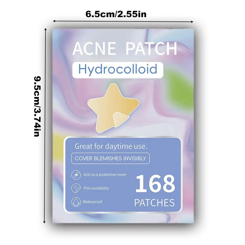 Colorful Star Pimple Patch – Invisible Acne Spot Stickers