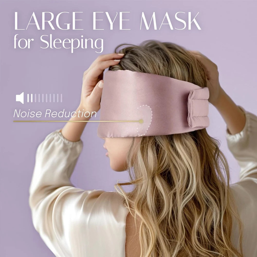 Mulberry Silk Sleep Mask – Soft Padded Light-Blocking Eyepatch