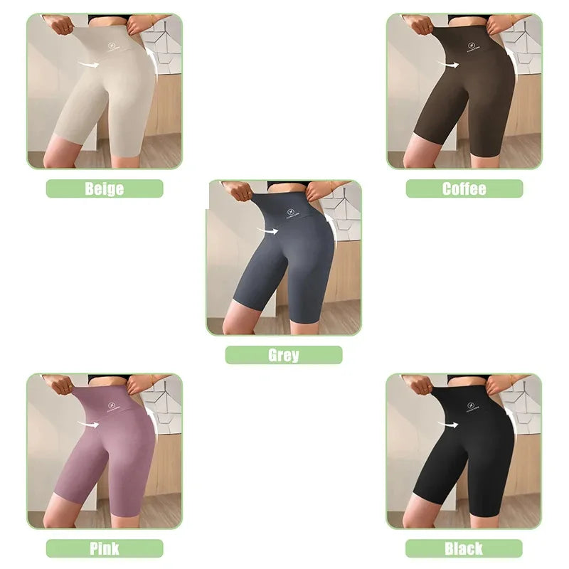 Women’s High Waist Sports Shorts for Gym, Yoga & Fitness