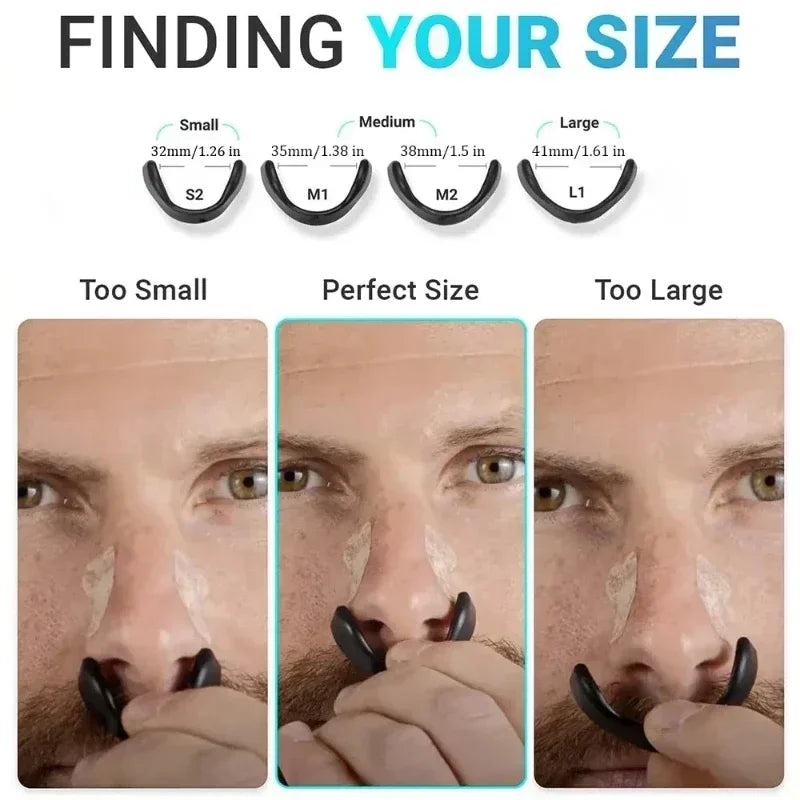 Anti-Snoring Nose Clip – Magnetic Nasal Breathing Dilator Kit