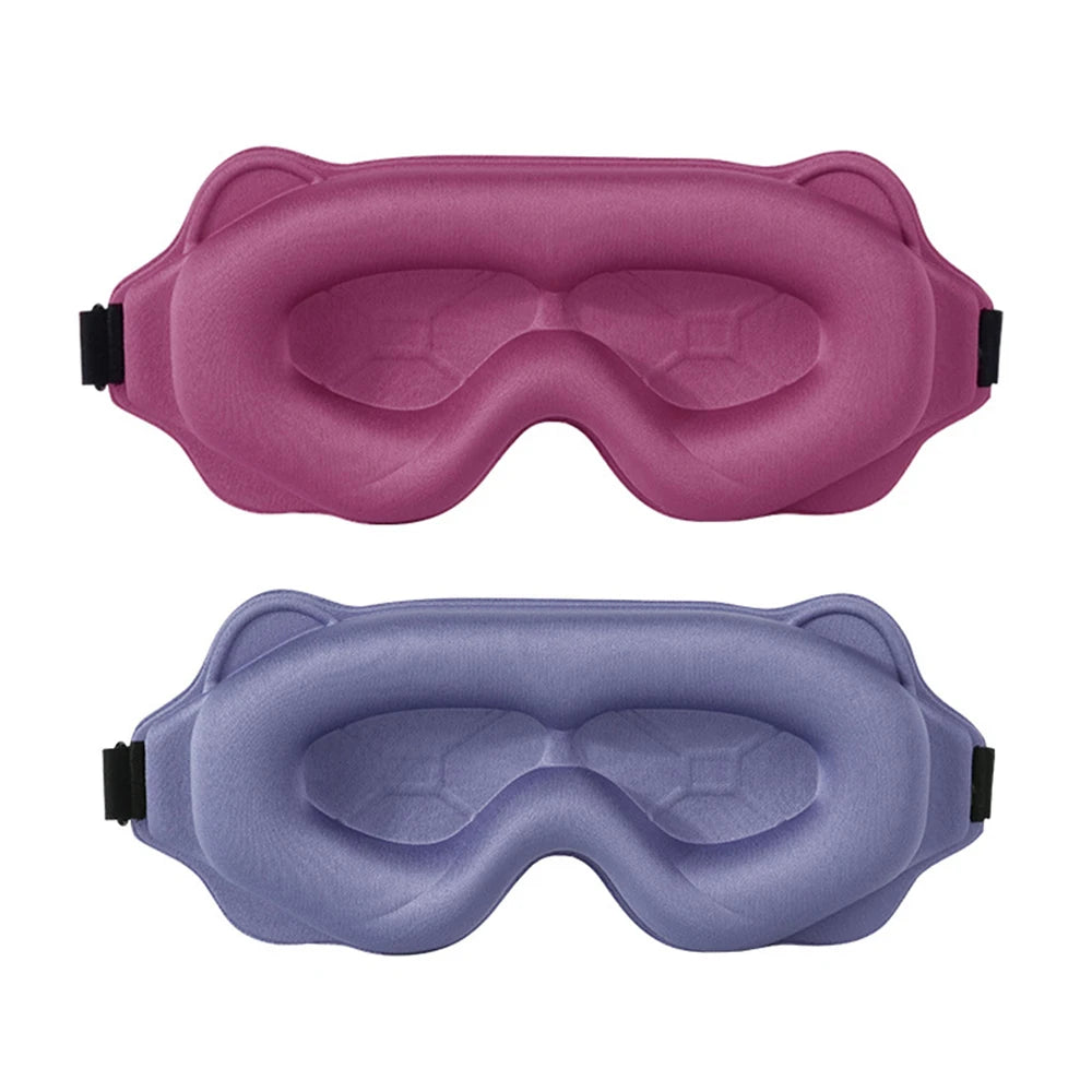 3D Sleep Mask – Soft Light-Blocking Eye Shade