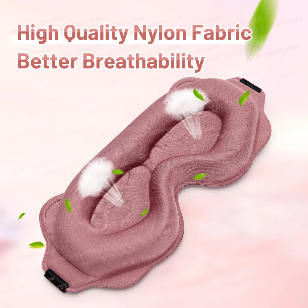 3D Memory Foam Sleep Mask Light Blocking Eyeshade