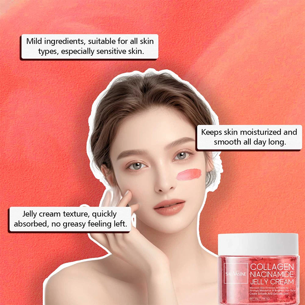 24h Glow & Lift Collagen Jelly Cream – Niacinamide & Hydrolyzed Collagen