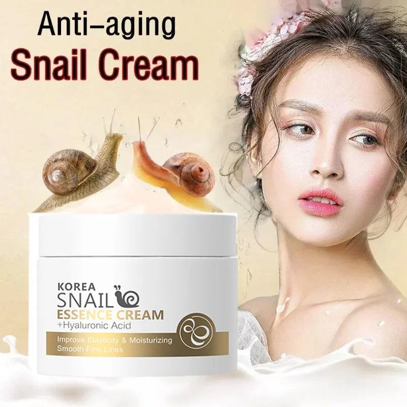 Snail Anti-Aging Face Cream – Collagen & Moisturizing Day Cream