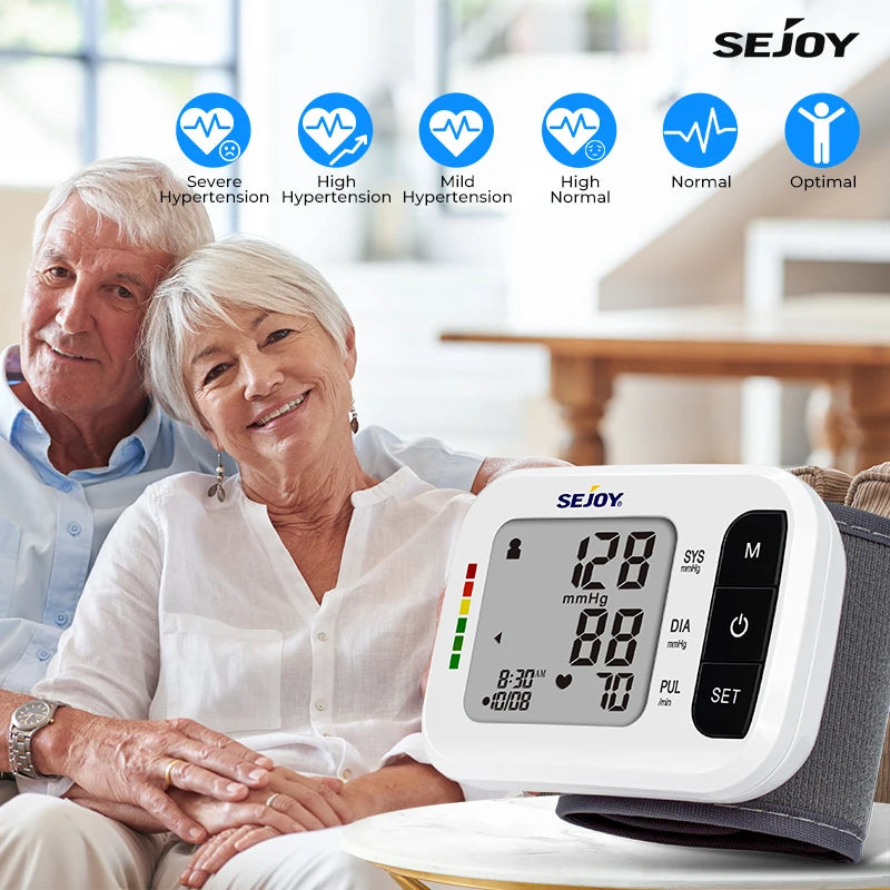 Sejoy Digital Wrist BP Monitor & Finger Pulse Oximeter