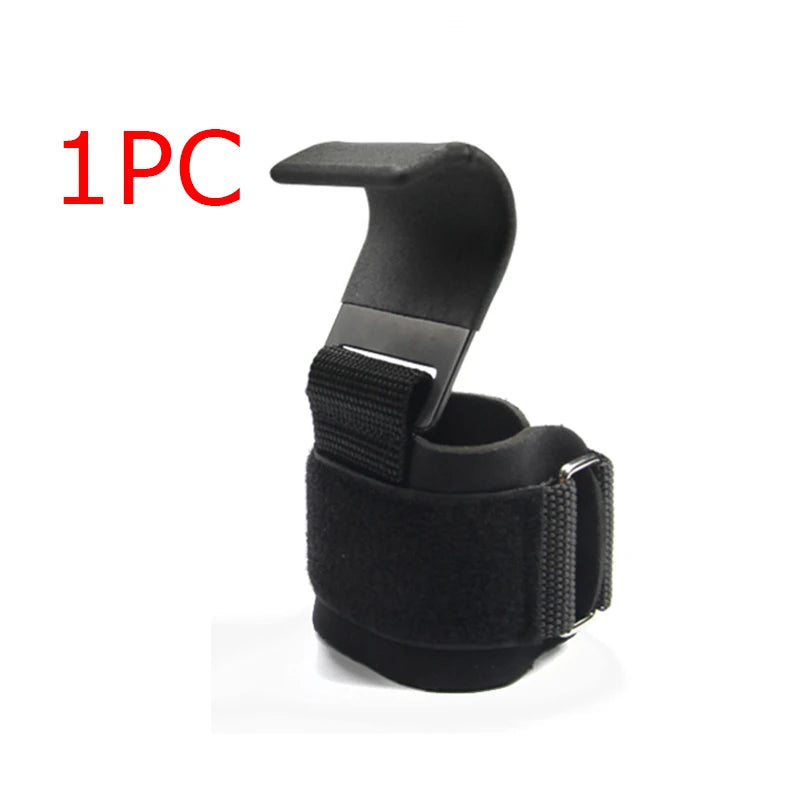 Weight Lifting Hook Grips with Wrist Wraps for Gym Training