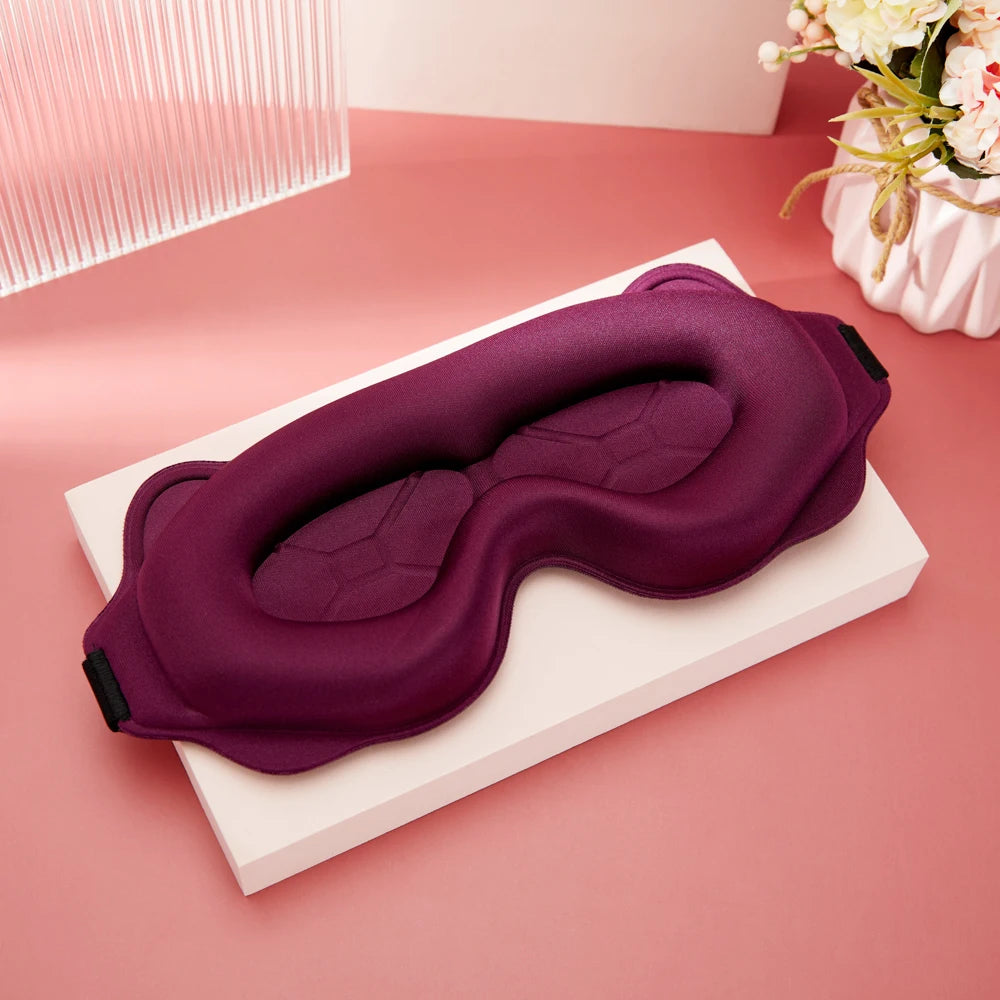 3D Memory Foam Sleep Mask Light Blocking Eyeshade