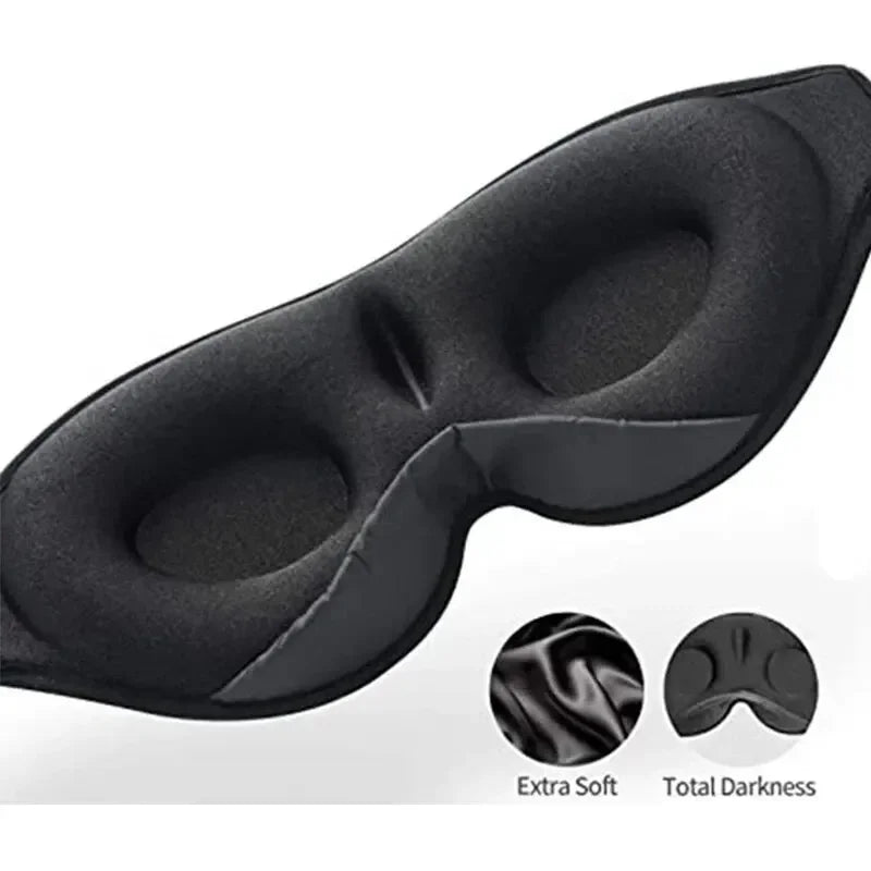 3D Bluetooth Sleep Eye Mask with Built-in HD Music Headphones