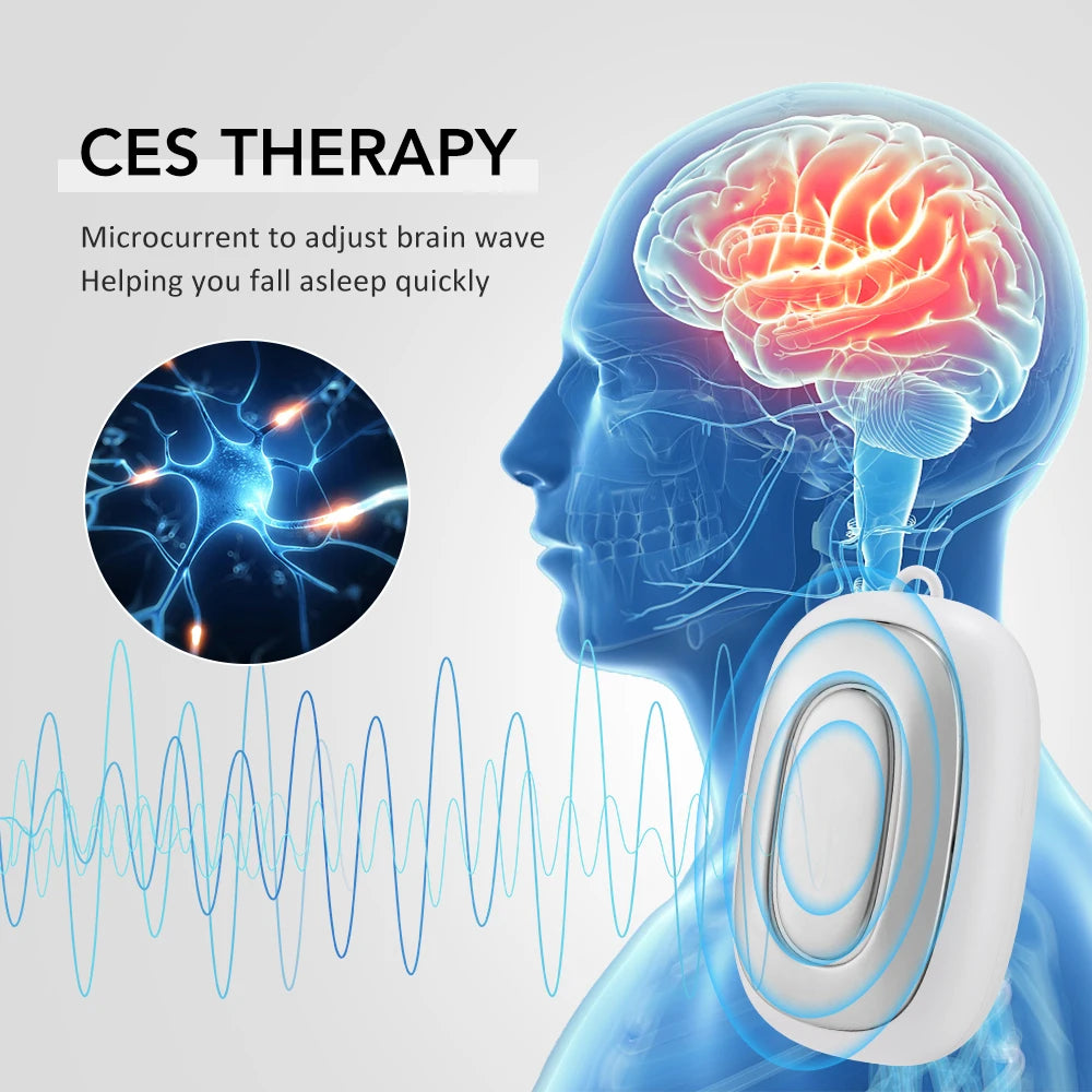 Ear Clip CES Therapy Device for Insomnia and Anxiety Relief