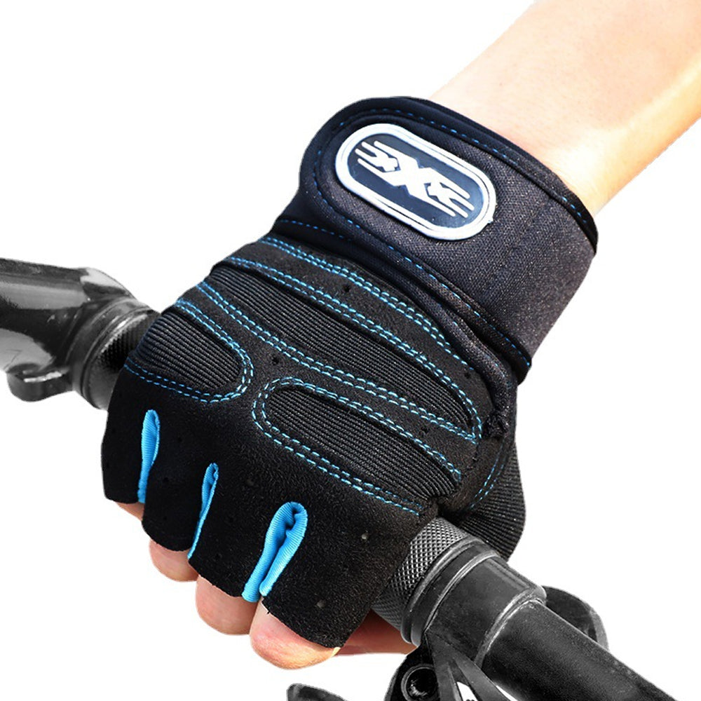 Weight Lifting Gym Gloves with Wrist Wrap & Palm Protection