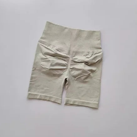 Women’s High-Waist Yoga Shorts – Hip Push-Up & Tummy Control