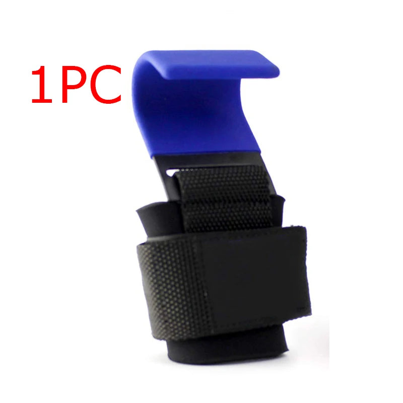 Weight Lifting Hook Grips with Wrist Wraps for Gym Training
