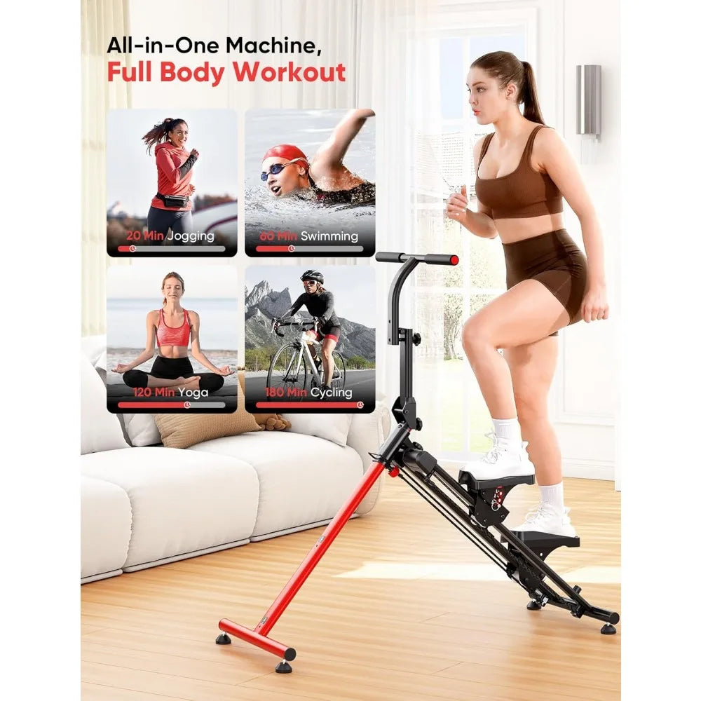 Adjustable Stair Stepper – Home Fitness & Ski Workout Machine
