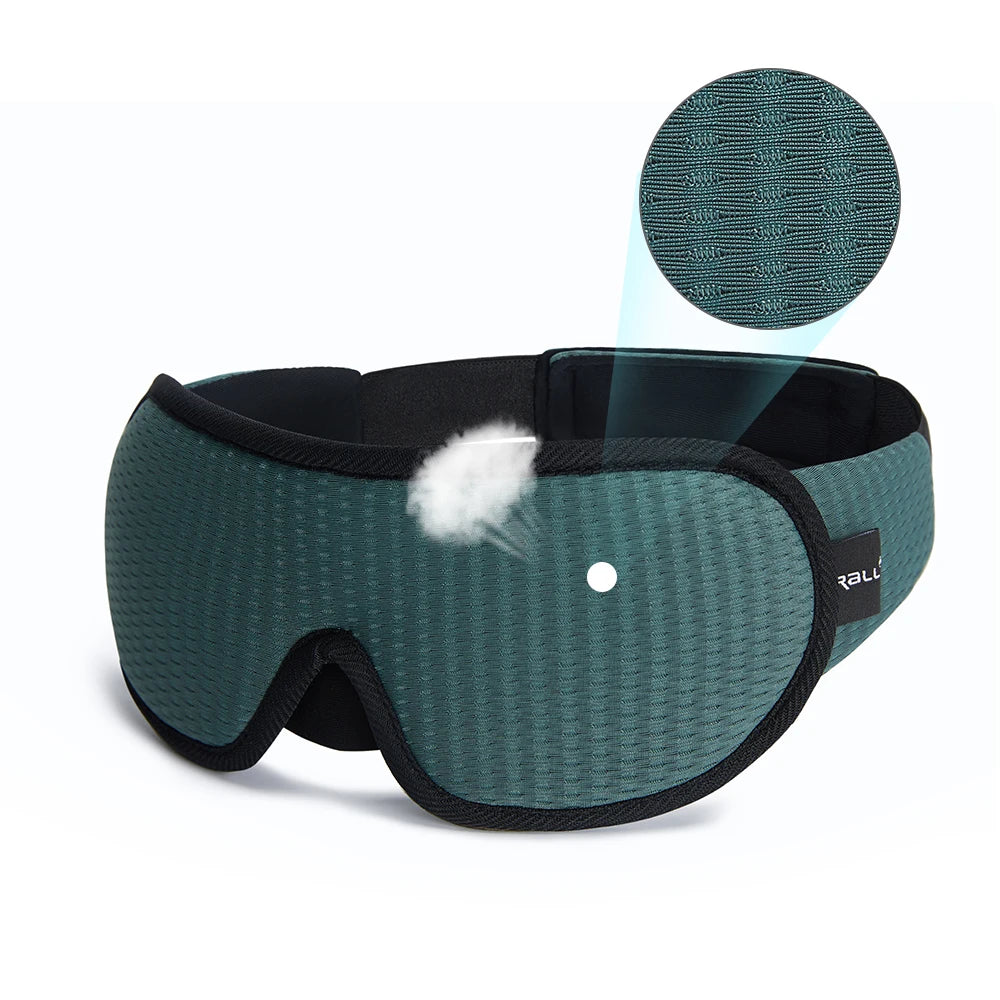 3D Padded Sleep Mask – Light-Blocking Eye Shade