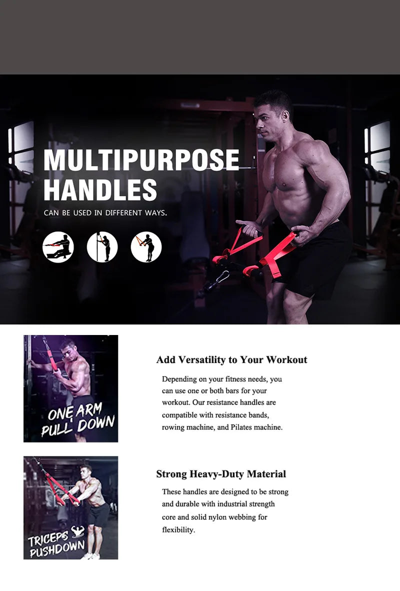 Tricep Rope Pulldown – Biceps, Back & Shoulder Attachment