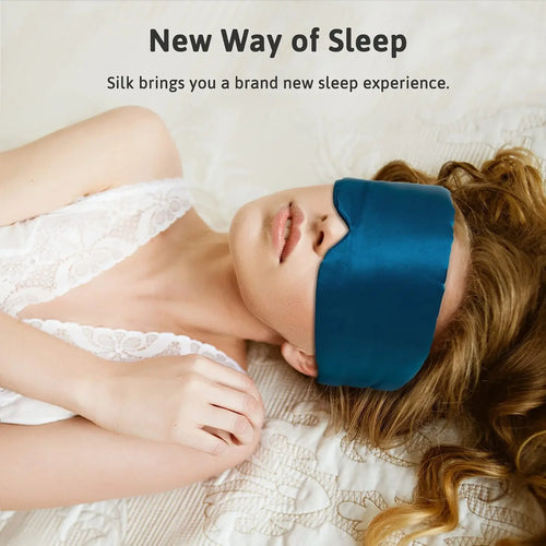 100% Mulberry Silk Sleep Mask Light Blocking Eyeshade