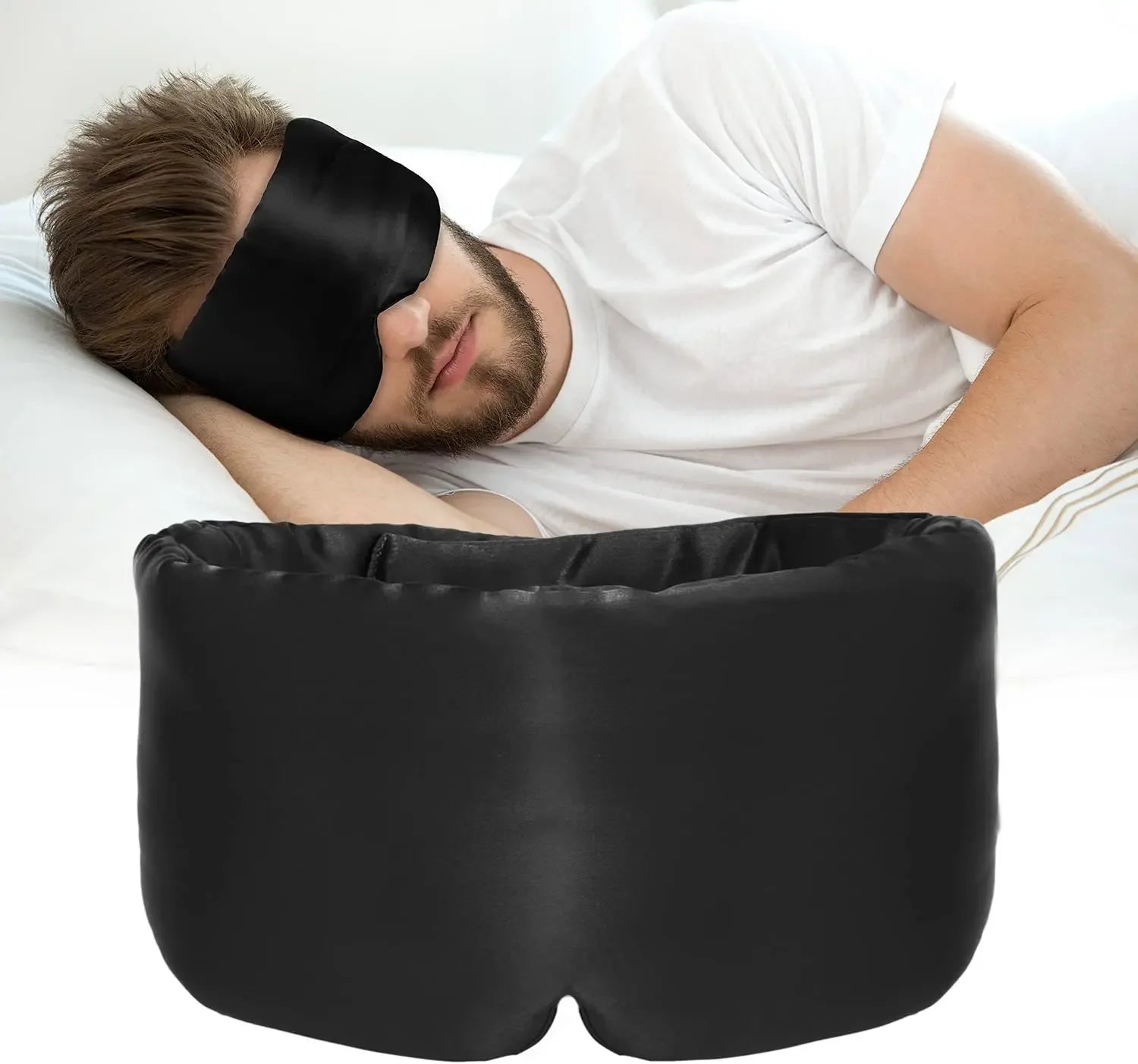 100% Mulberry Silk Sleep Mask Light Blocking Eyeshade