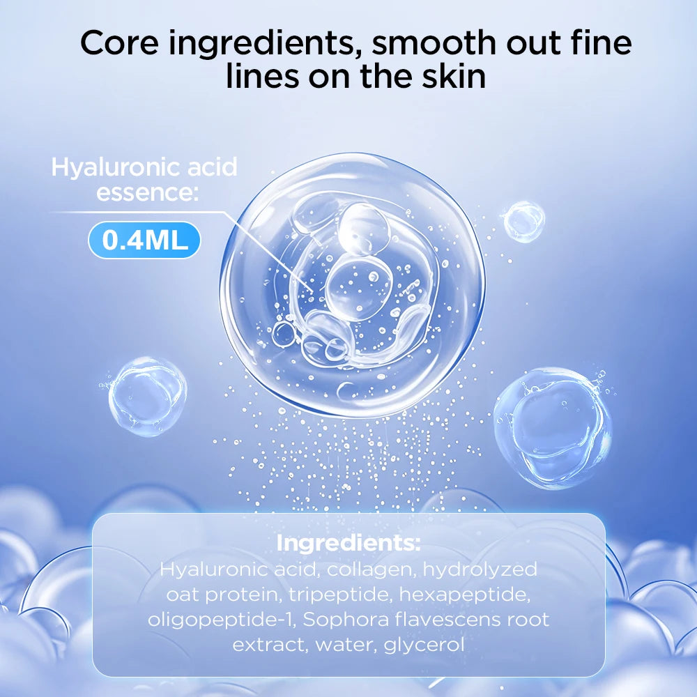 Korean Microneedle Eye Patches with Hyaluronic Acid for Anti-Aging
