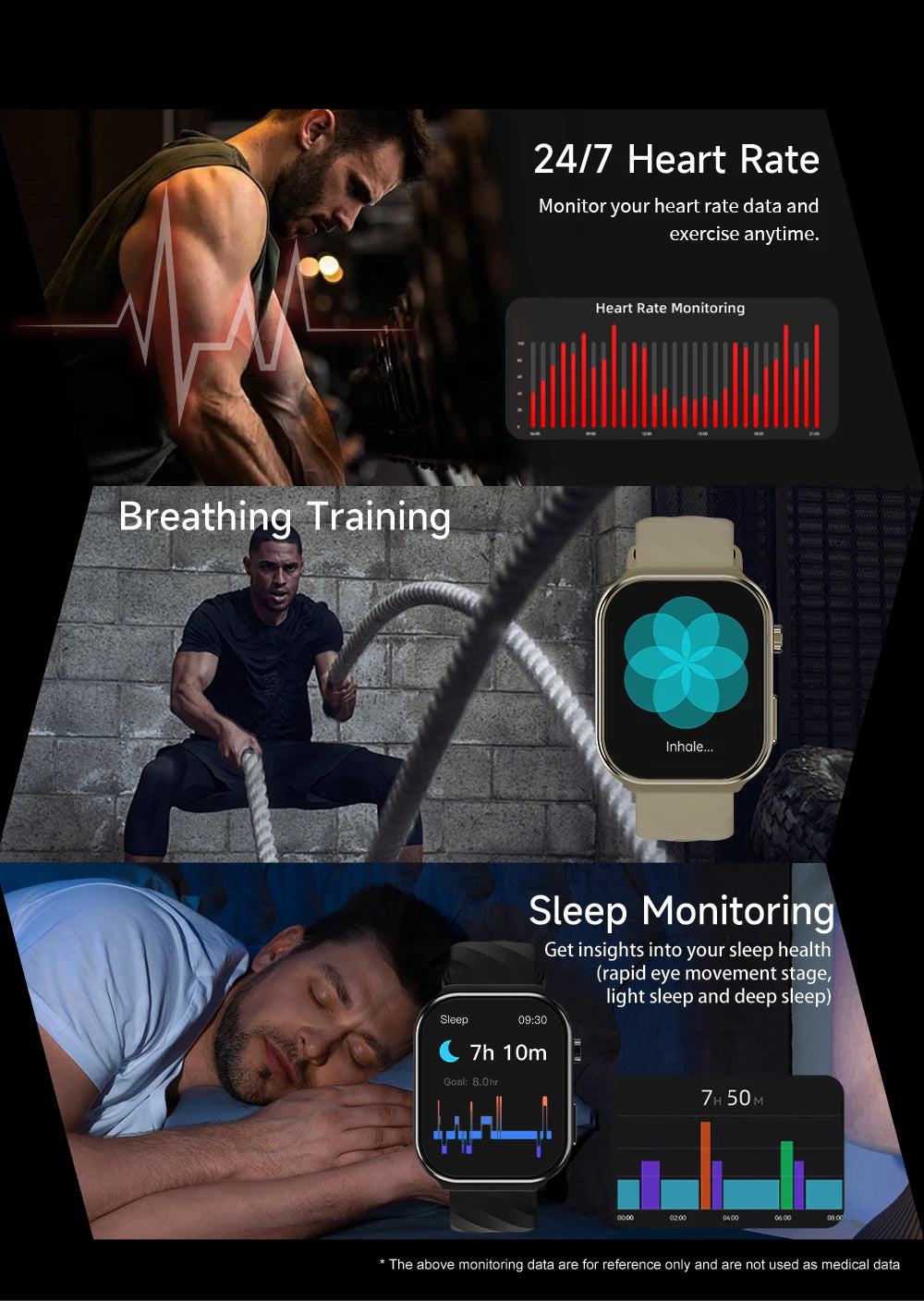 LIGE 2025 AI Health Diagnose Smartwatch with Bluetooth Call