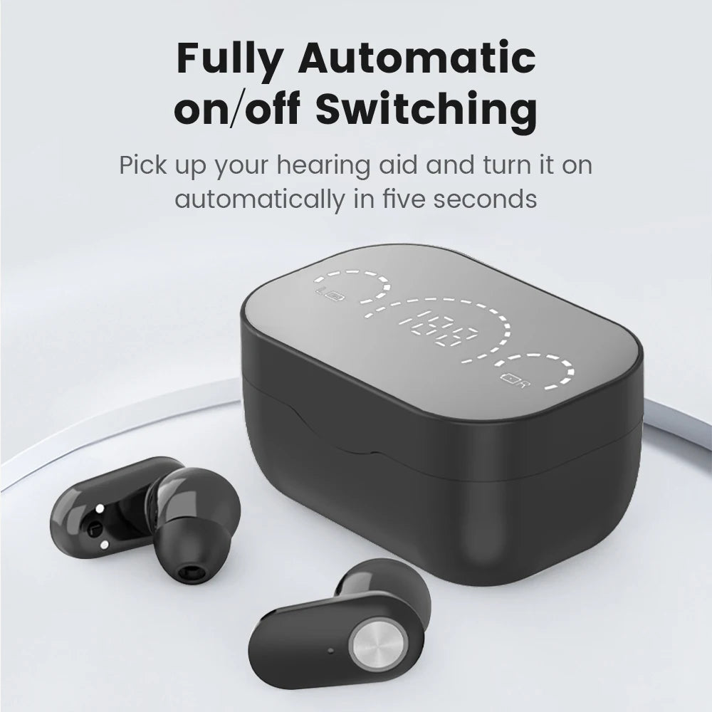 Rechargeable Invisible ITE Hearing Aid for Elderly