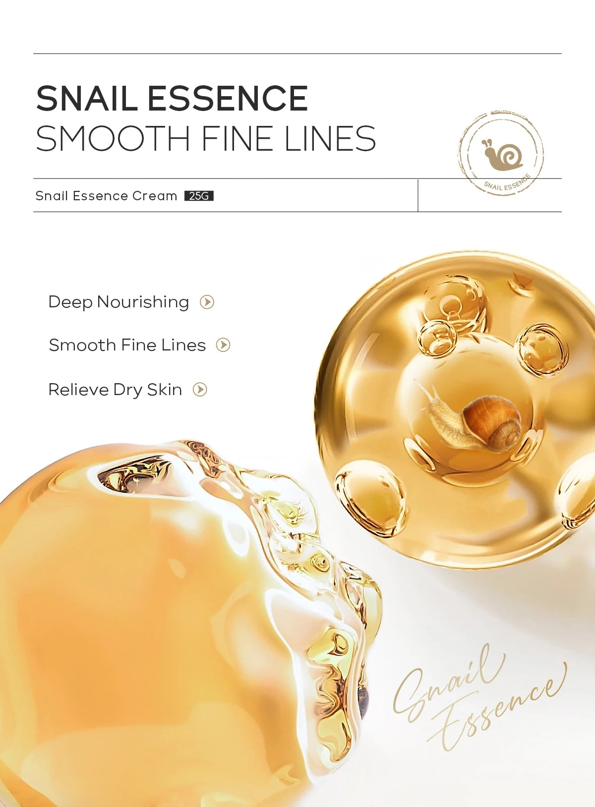 Snail Anti-Aging Face Cream – Collagen & Moisturizing Day Cream