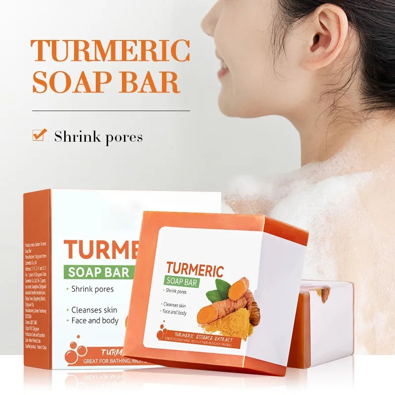Handmade Turmeric Soap for Brightening and Deep Cleansing