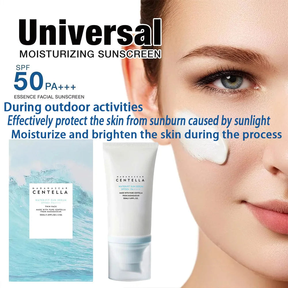 Centella Facial Sunscreen SPF50+ Moisturizing Sunblock