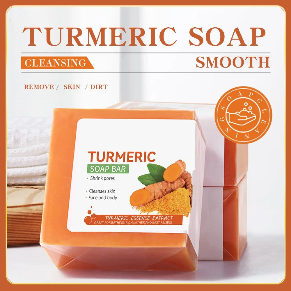 Handmade Turmeric Soap for Brightening and Deep Cleansing