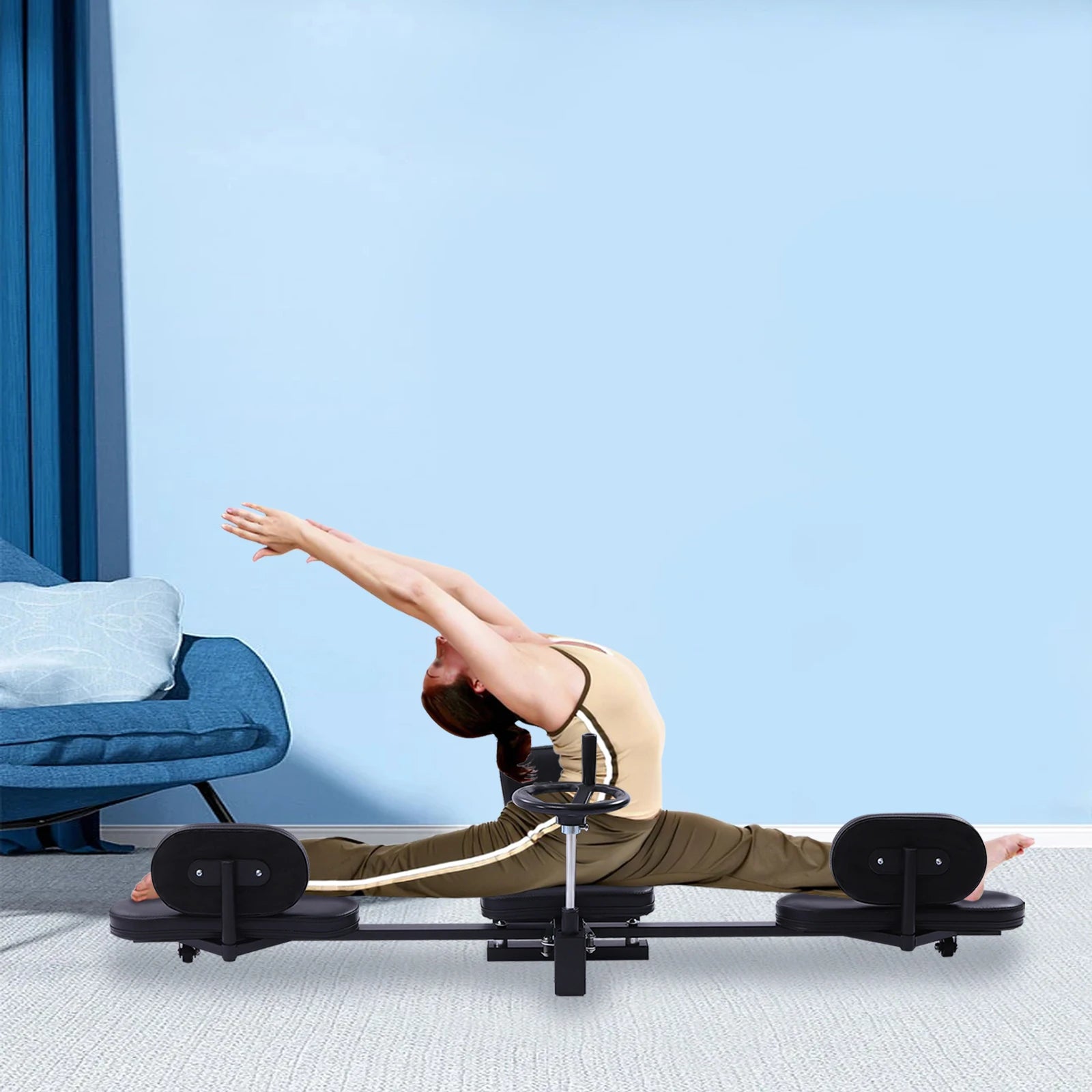 Heavy-Duty Leg Stretcher – Flexibility & Splits Trainer