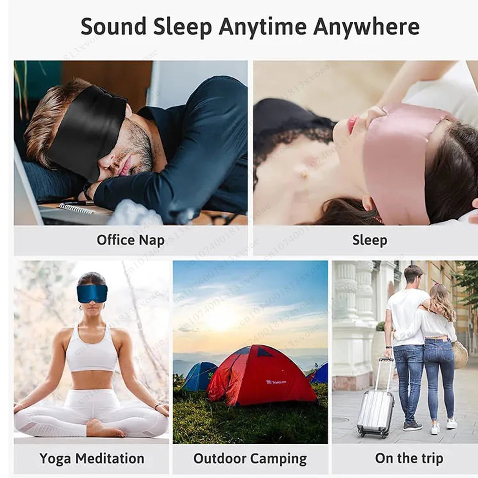 Soft Padded Sleep Eye Mask Light Blocking Eyepatch